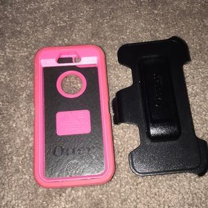 Pink otter box case